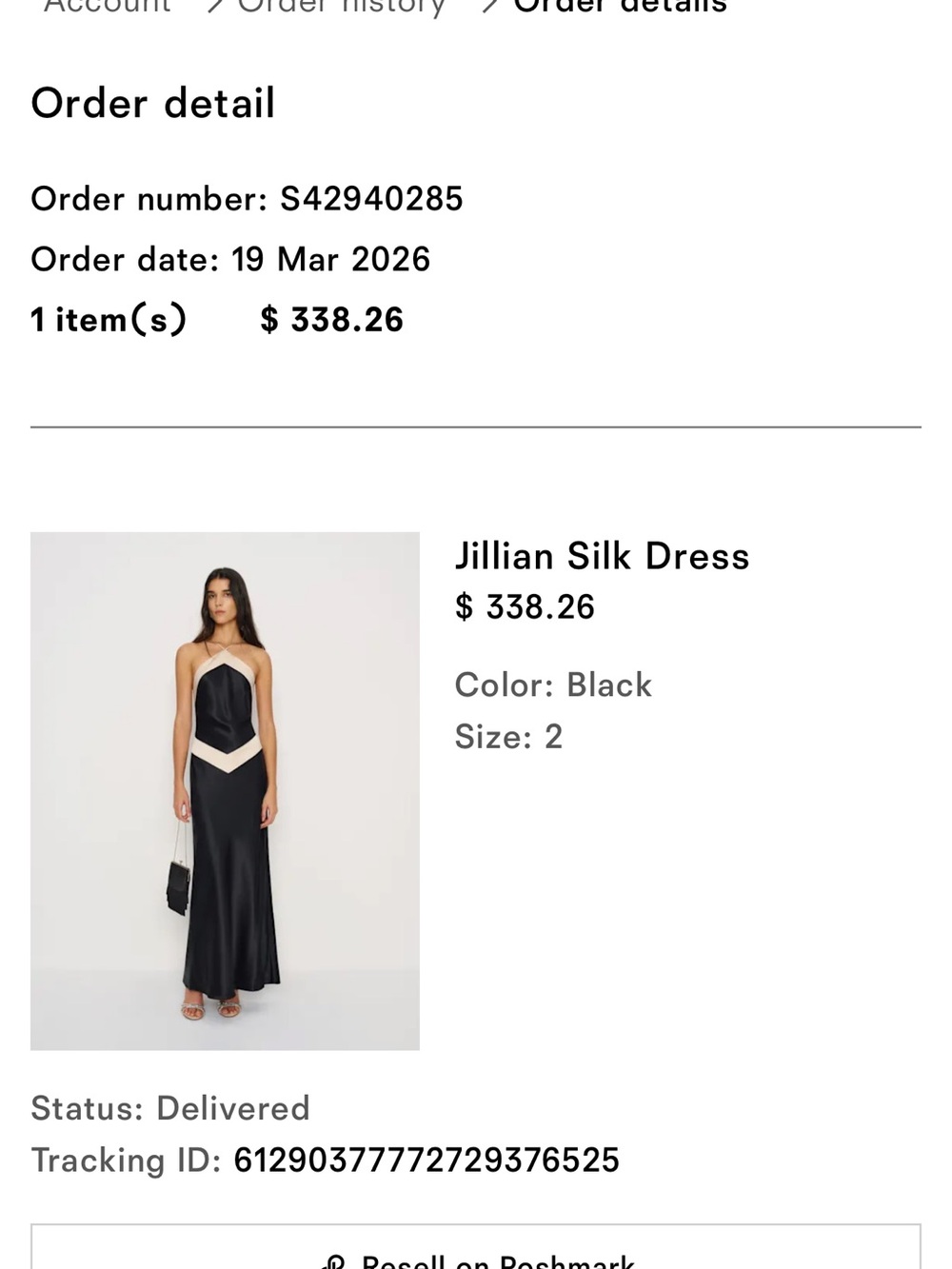 Reformation-Jillian Silk Halter Gown-NWT - Picture 6 of 8